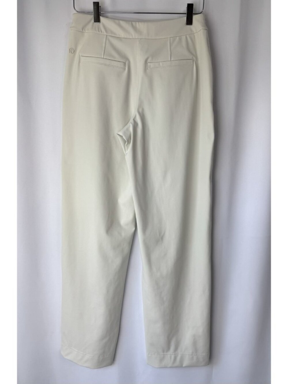 Lululemon Womens Luxtreme Pants Bone Straight Leg Mid Rise Pull On Trouser Small - Picture 3 of 11